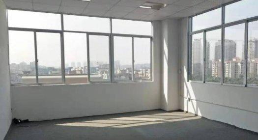 靠深圳 主干道旁 凤岗雁田楼上带装修办公室厂房出租1300平