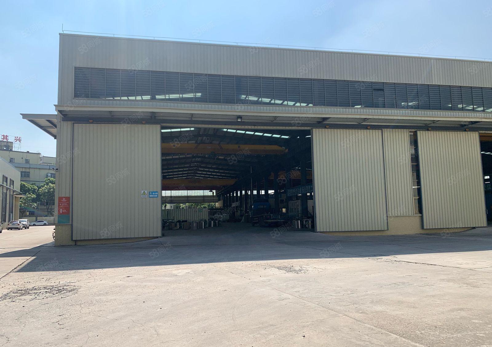 12米高独院钢构厂房实际面积出租，500平方起租，超大空地