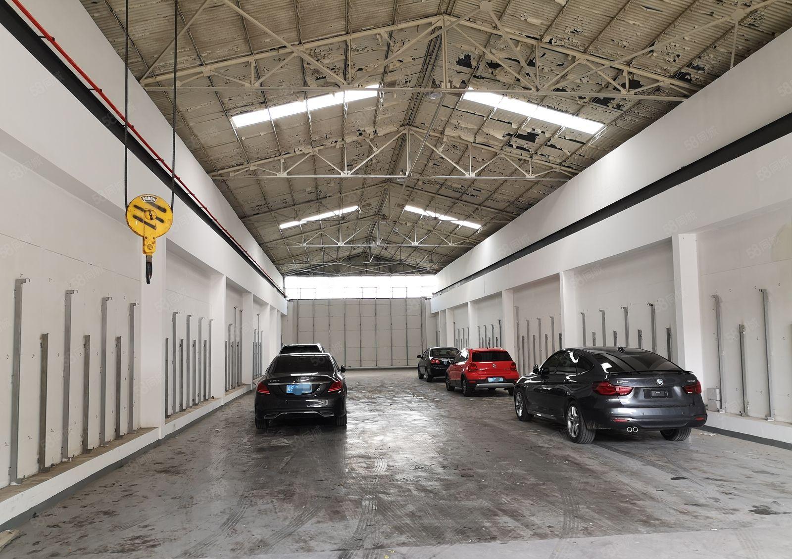 东城同沙8米高独院钢构厂房出租680平现成办公室