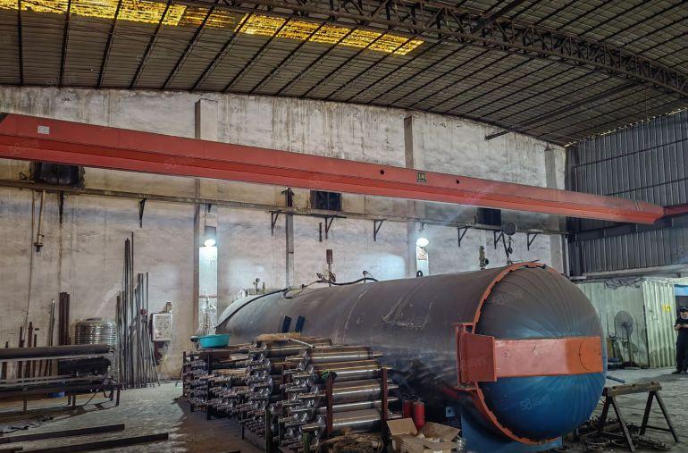 虎门镇北栅钢构单一层独院带2台航吊，水电到位带办公室，可分租