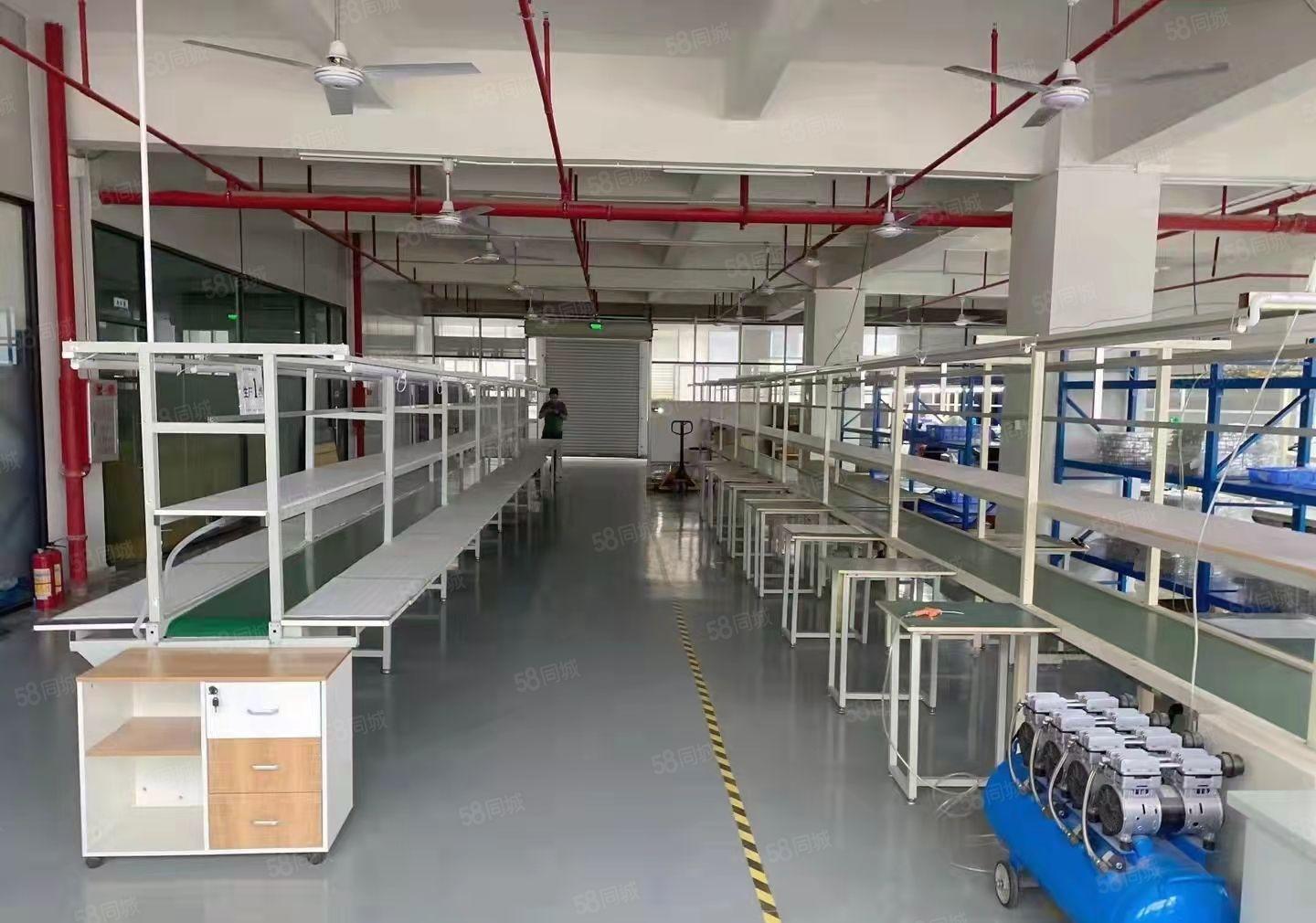 出租虎门雅瑶4楼1600平，水电办公齐全园区高大上