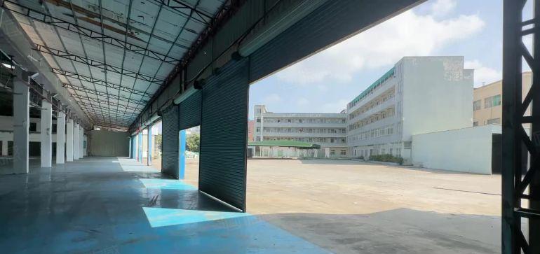 虎门沿江高速出口附近单一层9000平方可分租超大空地