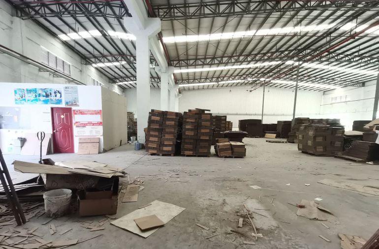 虎门新出原房东单一层钢构1500平方，砖墙到顶，实际面积出租