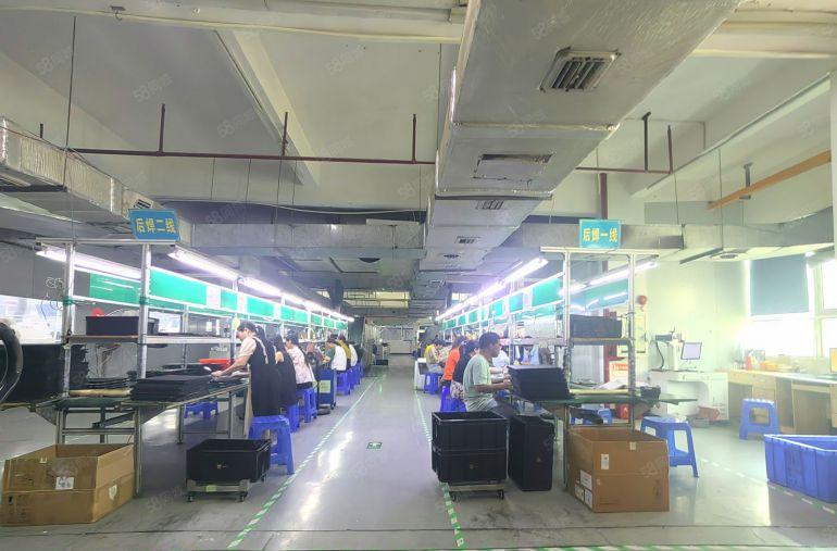 园区现成精装豪华装修带地坪漆现成办公室无层车间