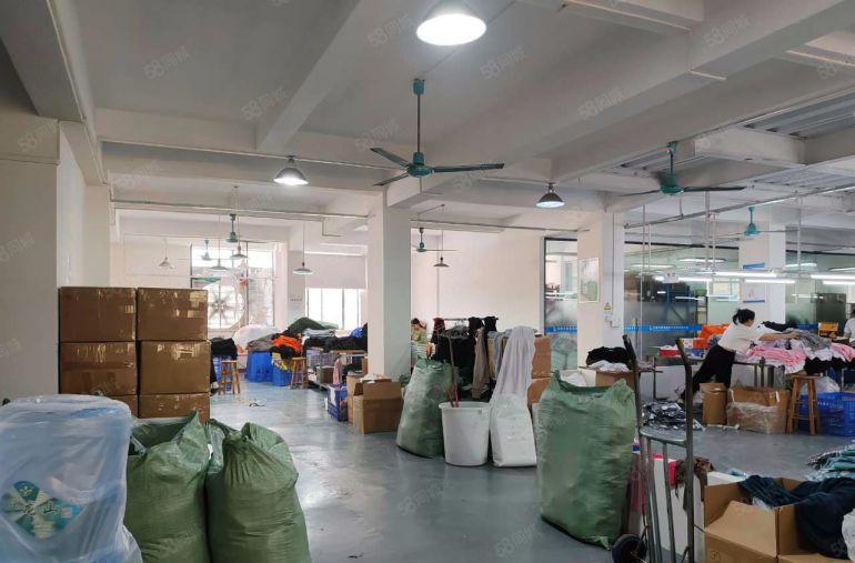 现成服装厂出租！龙眼路口楼上整层900平厂房出租！