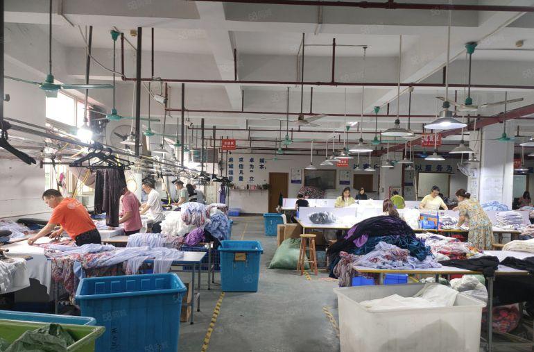 服装厂房，虎门镇龙眼原房东楼上3000方制衣厂房出租