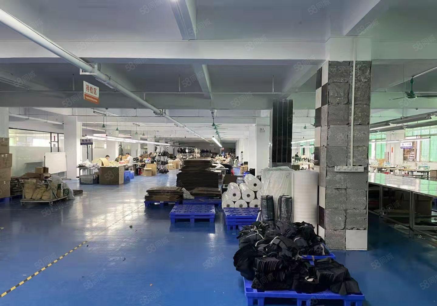 成熟园区二楼厂房2560平，现成装修，办公室，水电齐全