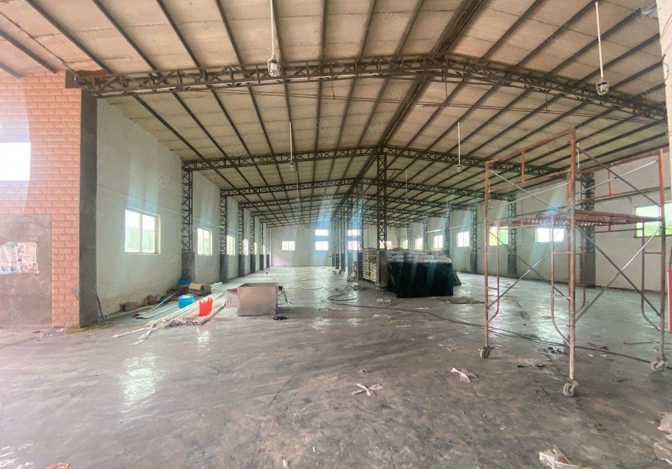 原房东常平漱新会展中心对面大路边新出钢结构单一层厂房出租