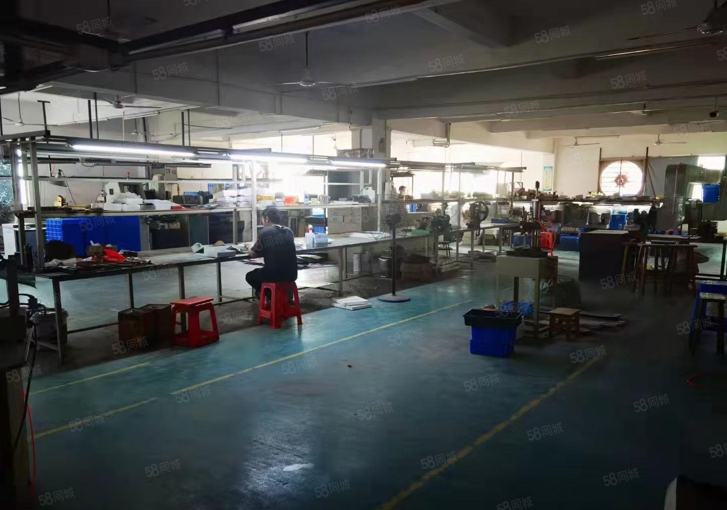 常平袁山贝原房东分租楼上1000平米厂房出租现成精装修办公室