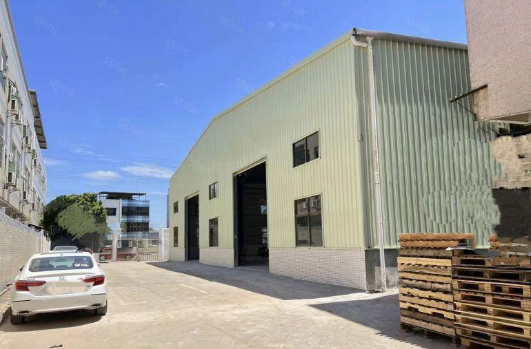 常平镇原房东单一层钢构1300平方厂房出租，空地大，交通便利