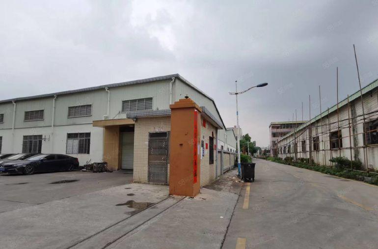 常平上坑形象好空地大单一层钢构滴水8米低价厂房出租1000平