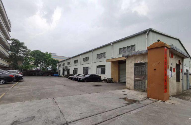 常平上坑形象好空地大单一层钢构滴水8米低价厂房出租1000平