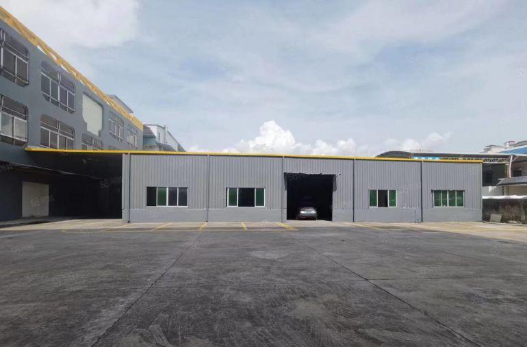 常平上坑标准钢构小独院低价厂房出租4500平易招工可办环评