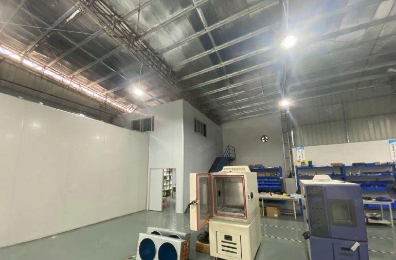 常平工业区新空小面积单一层厂房650平出租，有办公全新地坪漆