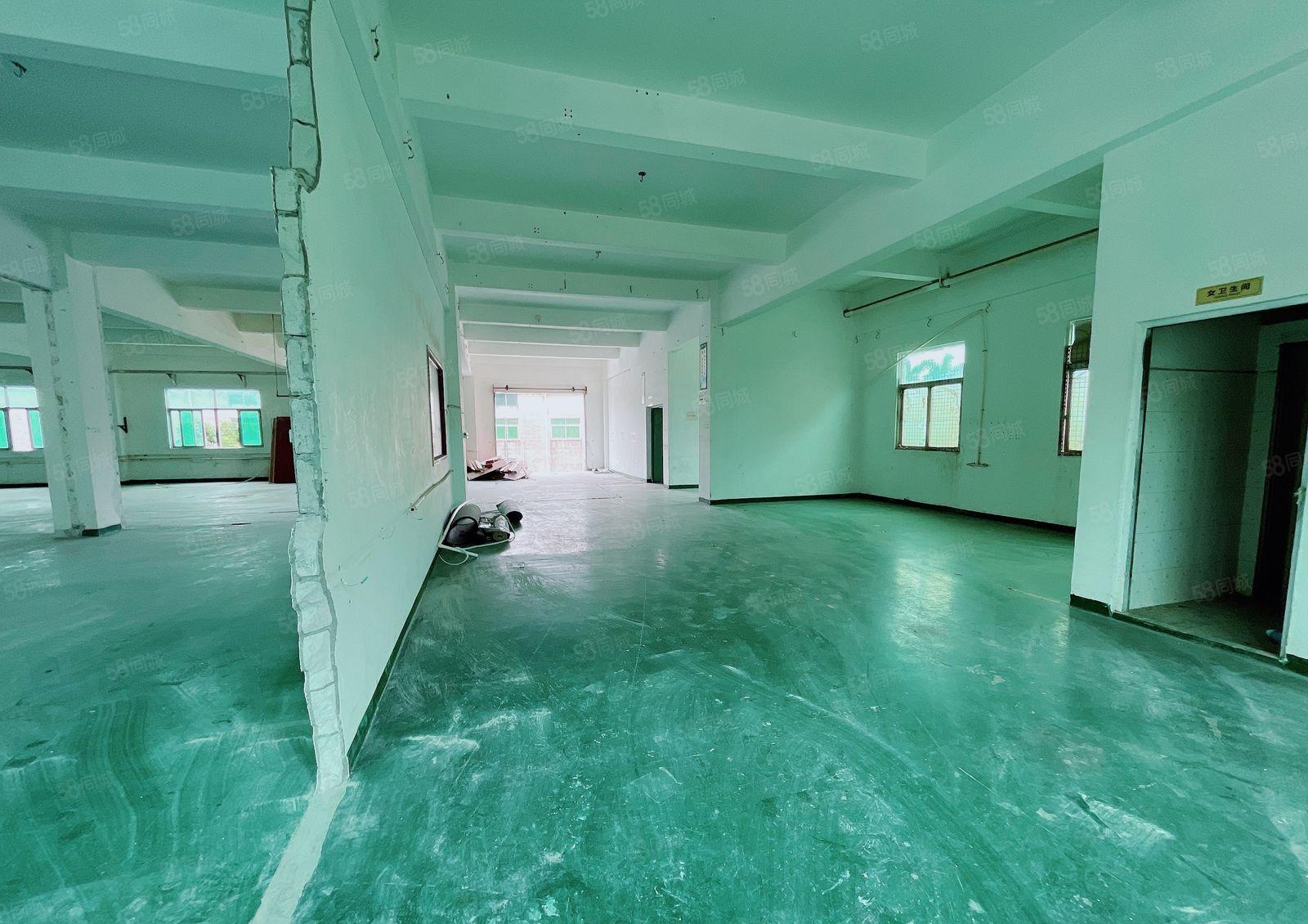 常平工业园二楼800平厂房出租精装修办公室可100平分租，