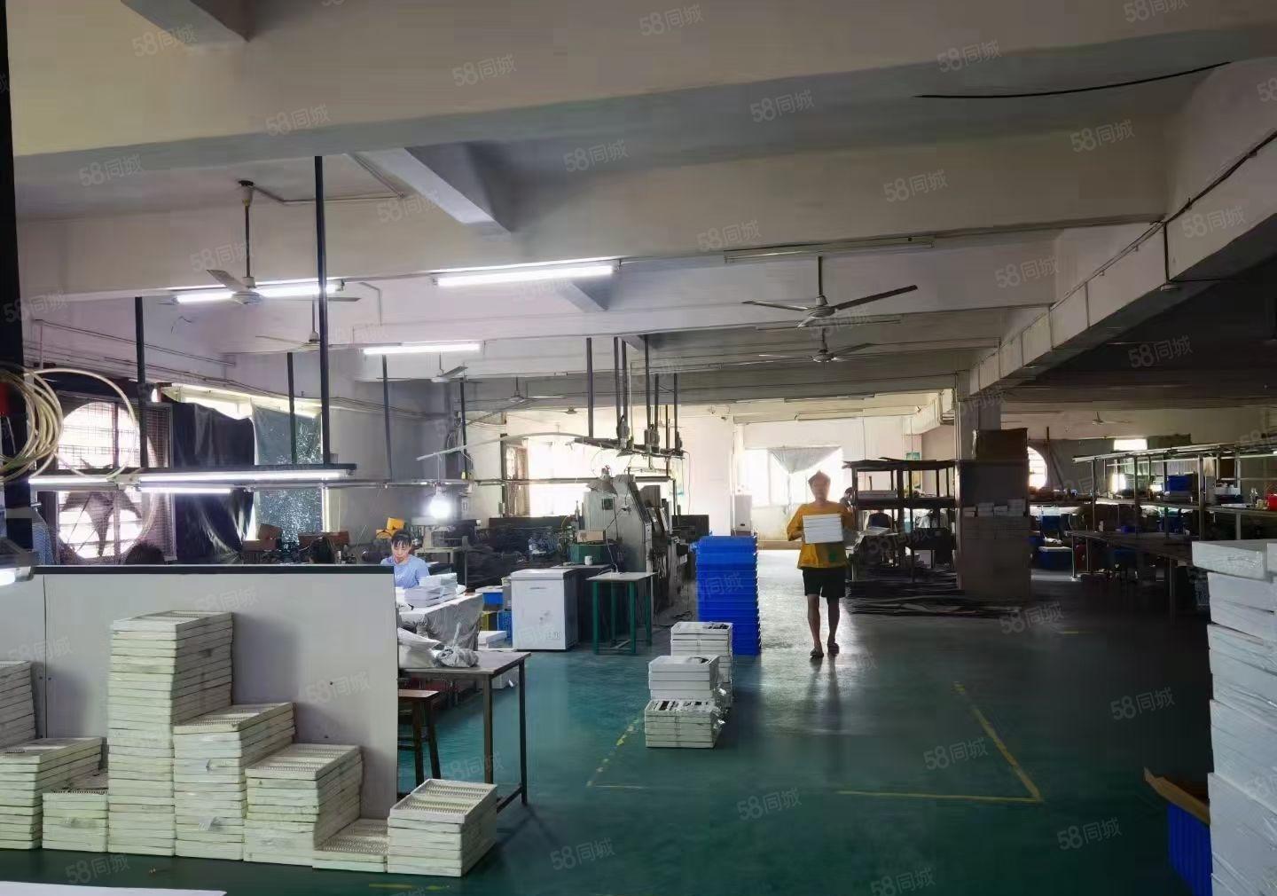 常平袁山贝原房东分租楼上1000平米厂房出租现成精装修办公室