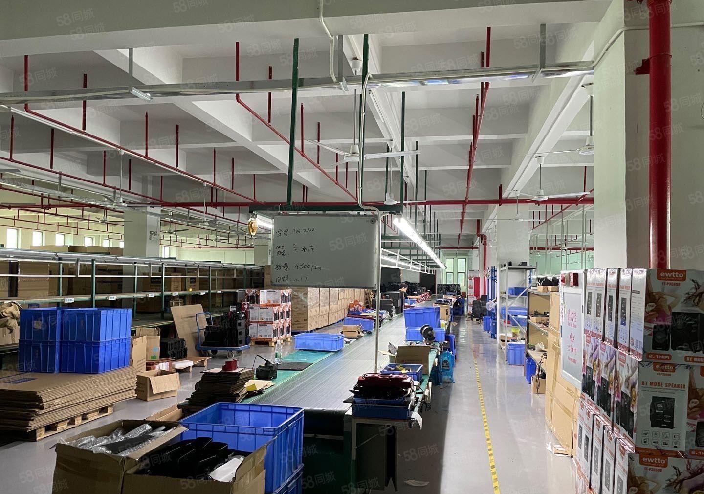 厚街（现成装修）全新独院一楼整层2000方厂房出租适合电子