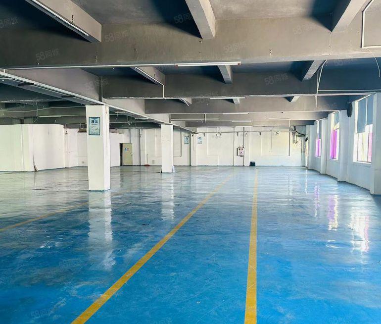 8元厚街厂房出租二楼988平方现成装修隔好的办公室地坪漆