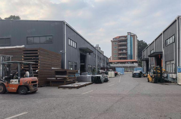 厚街横岗水库附近钢结构厂房出租面积1400平现成水电阁楼办公