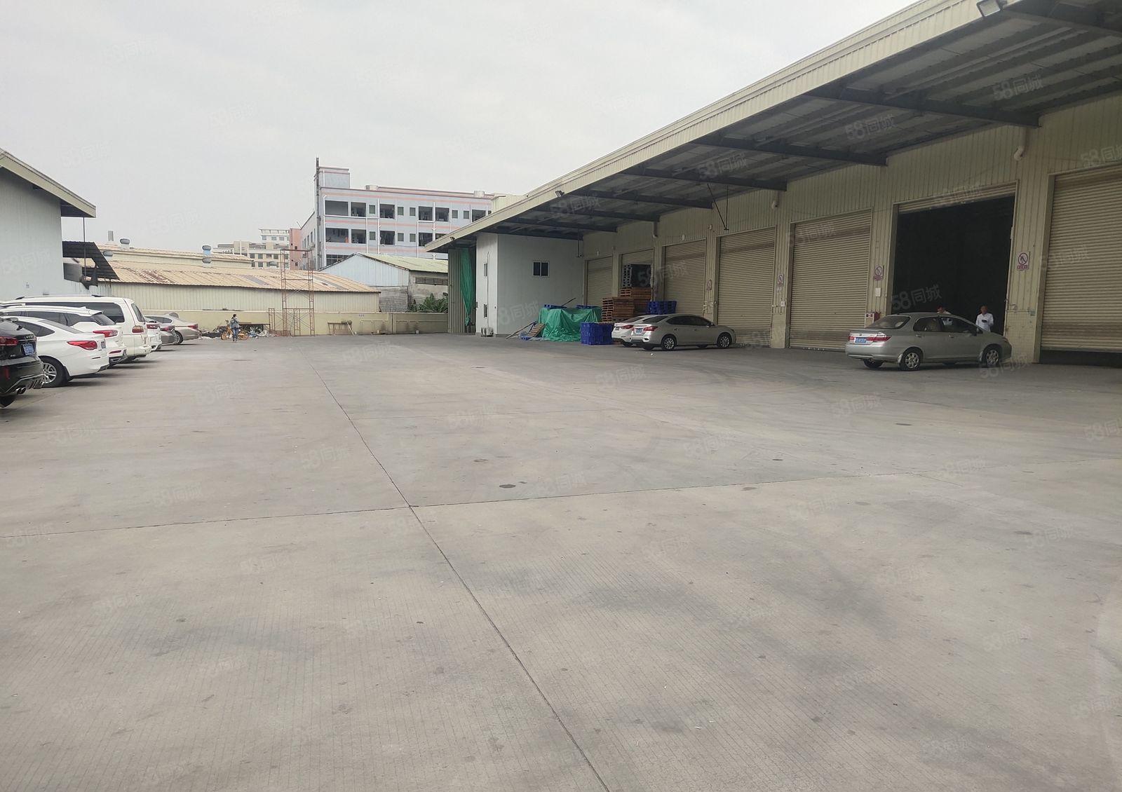 厚街溪头靠近白濠2700平单一层钢构厂房出租 滴水9米空地大