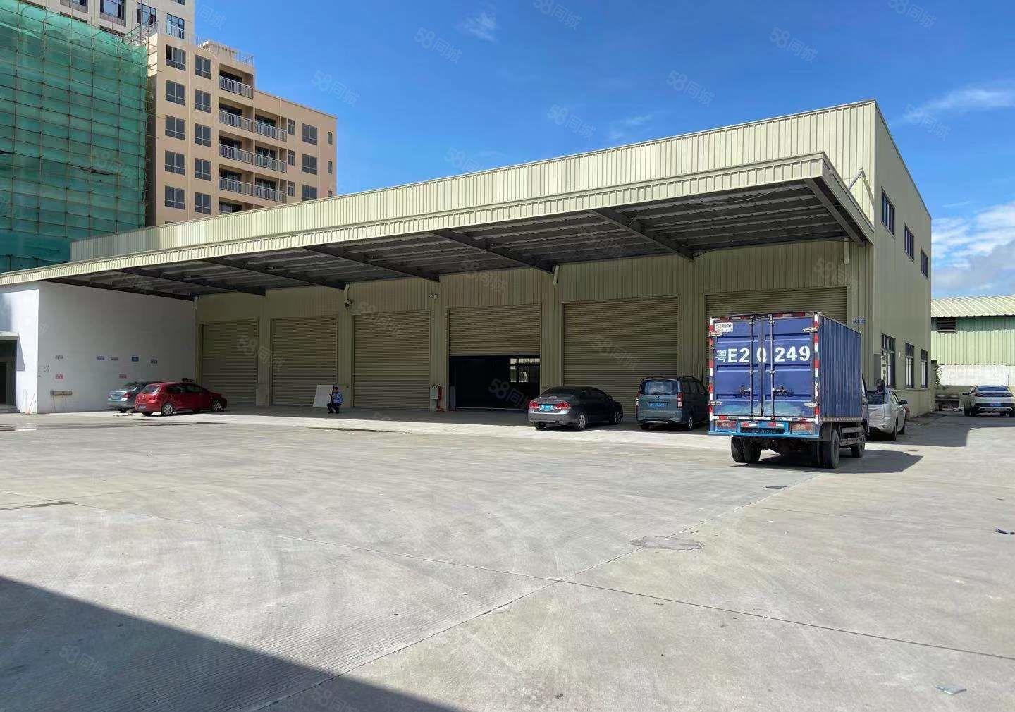 厚街桥头工业区新出钢构滴水12米1800平方大空地精装修厂房