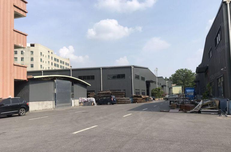 厚街宝塘滴水13米高全新单一层3500现成装修水电厂房出租