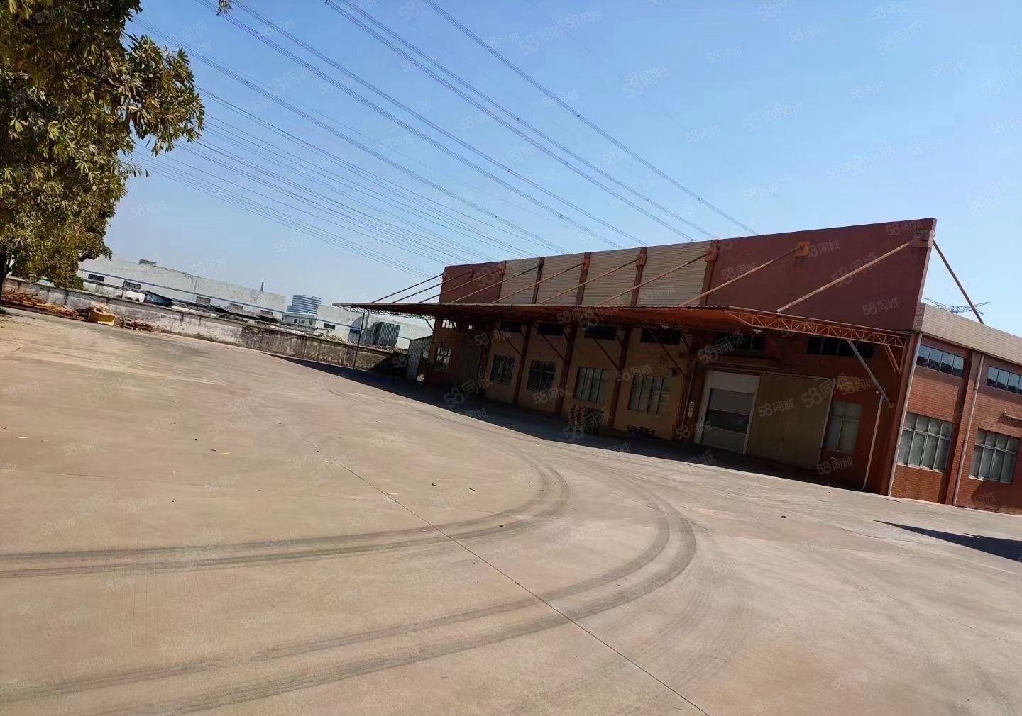 （独院实图）单一层3000平9米高独门独院厂房出租电费自己交