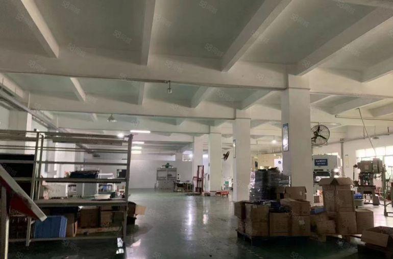 厚街汀山园区新出工业用地标准一楼1800平现成装修可办环评