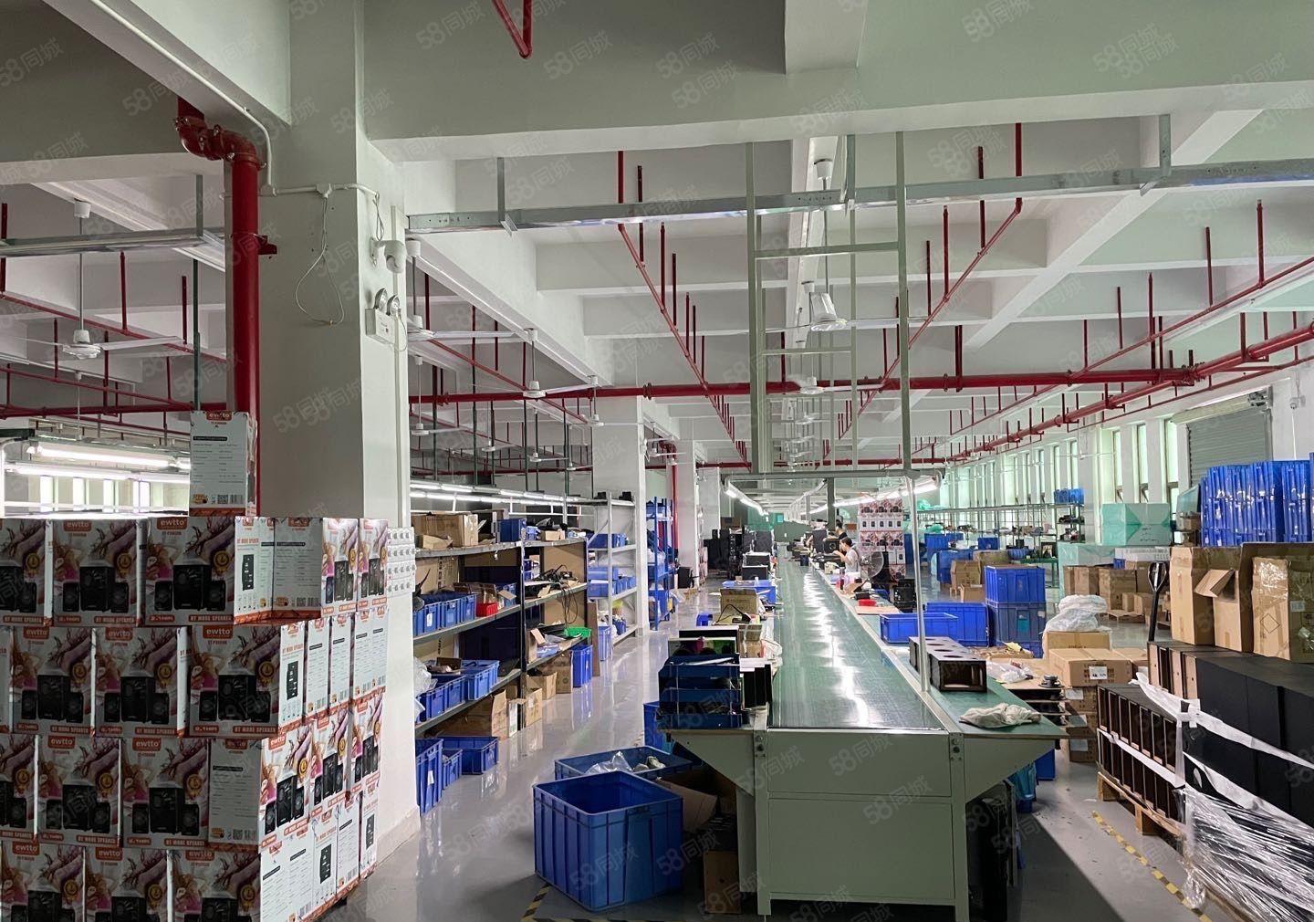 厚街（现成装修）全新独院一楼整层2000方厂房出租适合电子