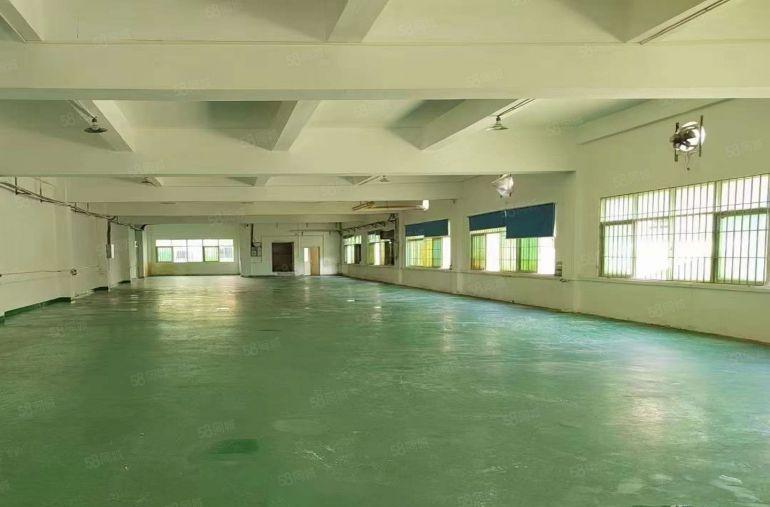 莲湖标准厂房二楼730平现成装修办公室全新地坪漆位置优越