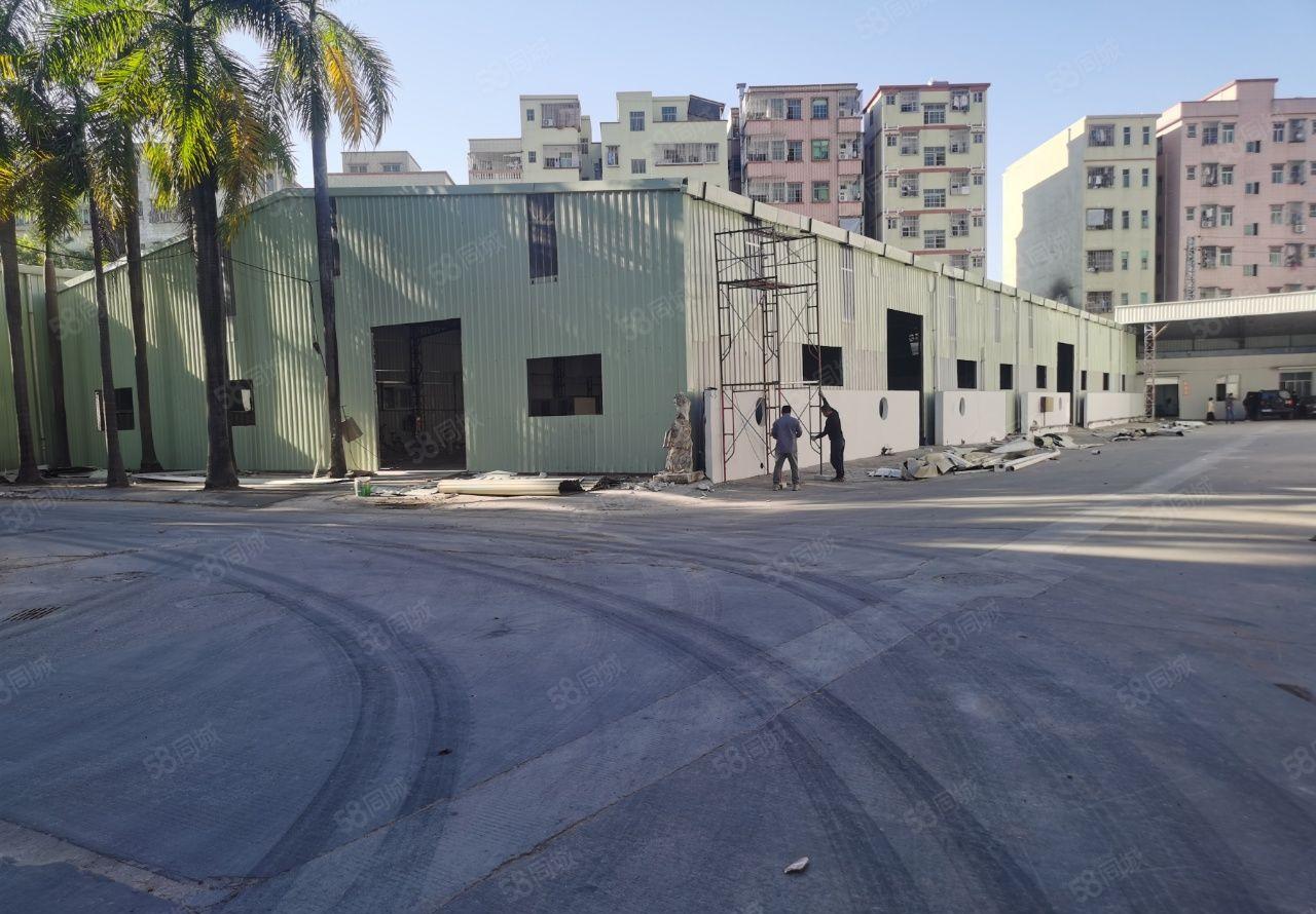 塘厦平山一楼6米高钢构无柱子厂房仓库实际面积出租，路边空地大