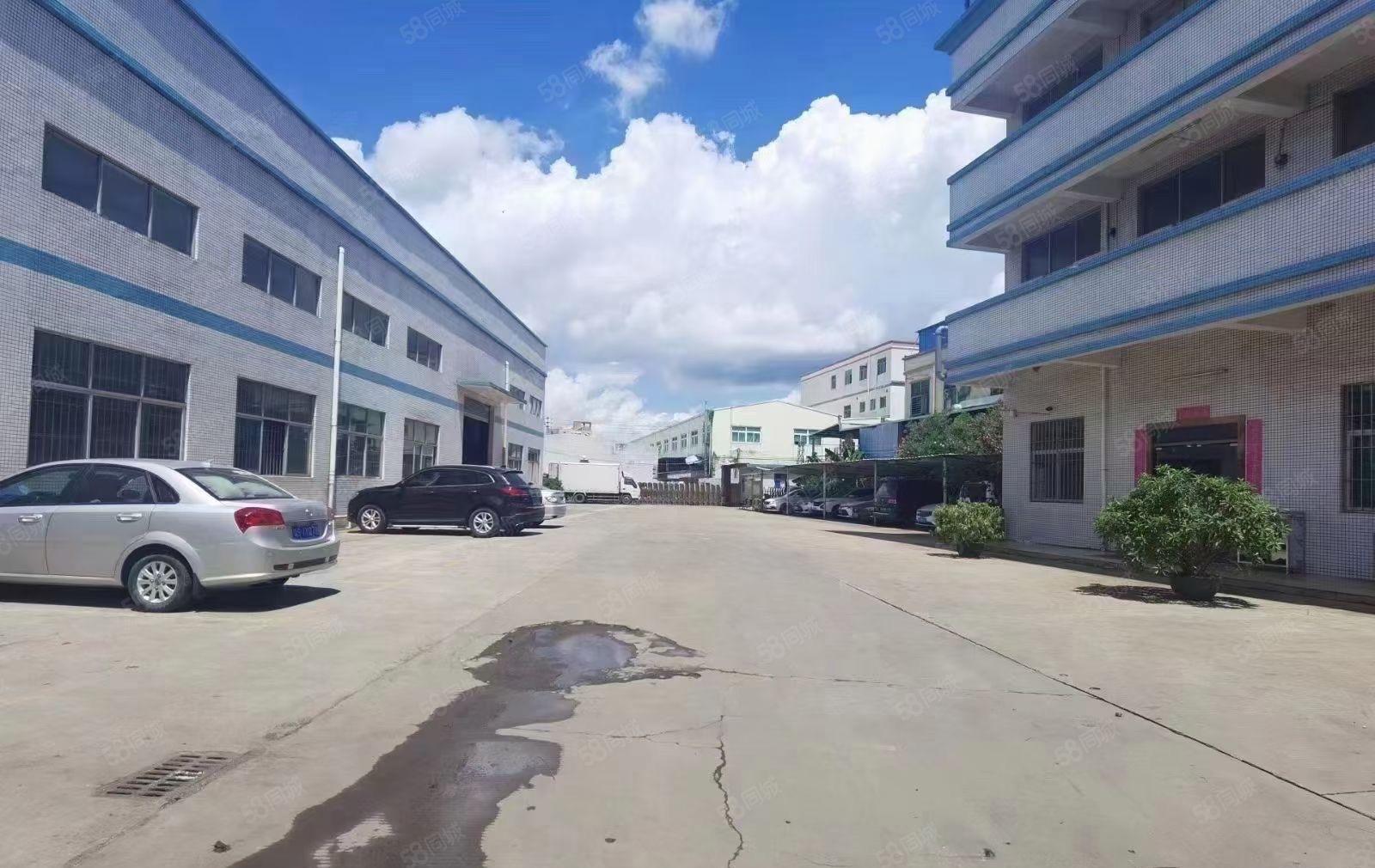 塘厦靠观澜独院钢结构厂房滴水8米水电线路齐全带现成行车