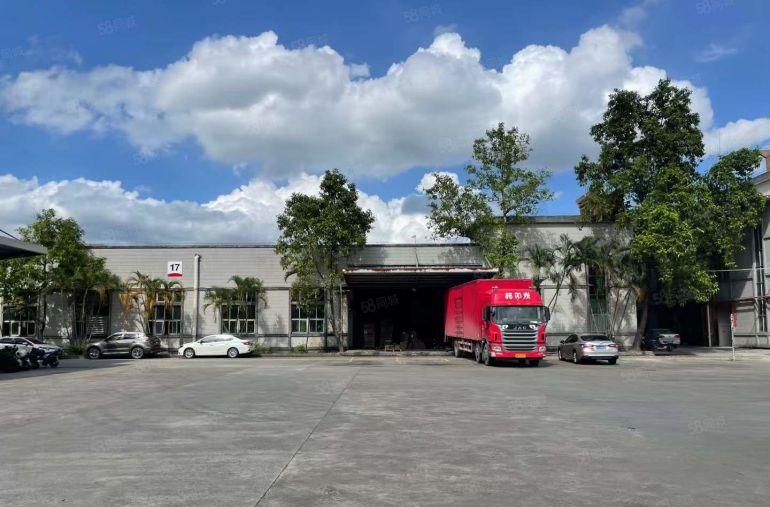 塘厦独栋单一层标准厂房仓库出租，空地超大带卸货平台 大小分租