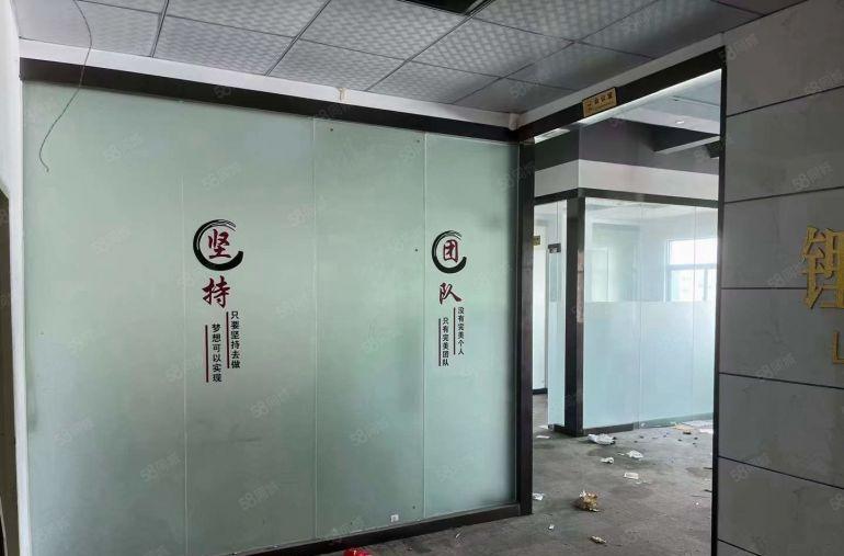 ！蛟乙塘厂房2楼650平米现成办公室装修，水电到位