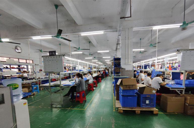 塘厦平山高速口新空楼上精装修厂房1300平，水电现成电子加工