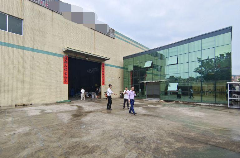 塘厦大坪新出单一层钢构厂独院3700平厂房出租，带航车