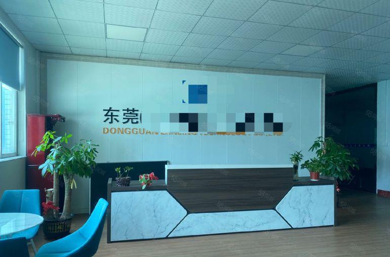 塘厦清湖头楼上1450平精装修厂房出租，带前台办公流水线拎包