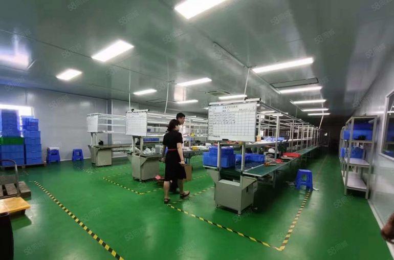 塘厦大坪高速路口新出无尘车间1616平出租，现成装修无公摊！