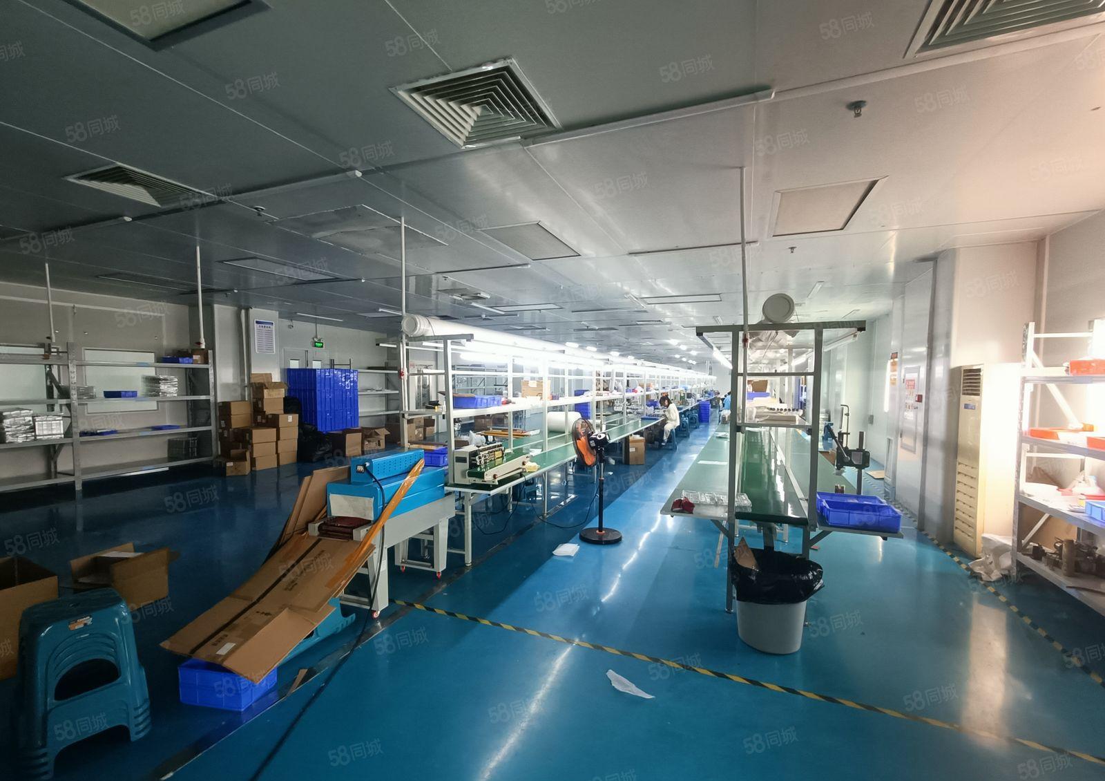 塘厦田心独院无尘车间厂房2000平分租，精装修无转让费出租