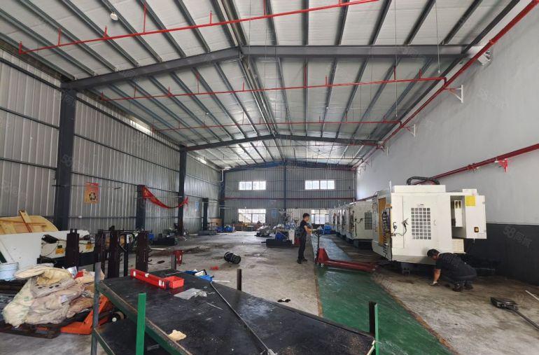 塘厦外环高速独栋钢构厂房800平出租，现成装修办公喷淋空地大