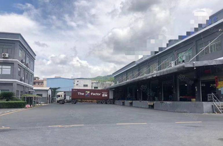 塘厦砖墙到顶12米高单一层8000平带卸货平台厂房仓库出租