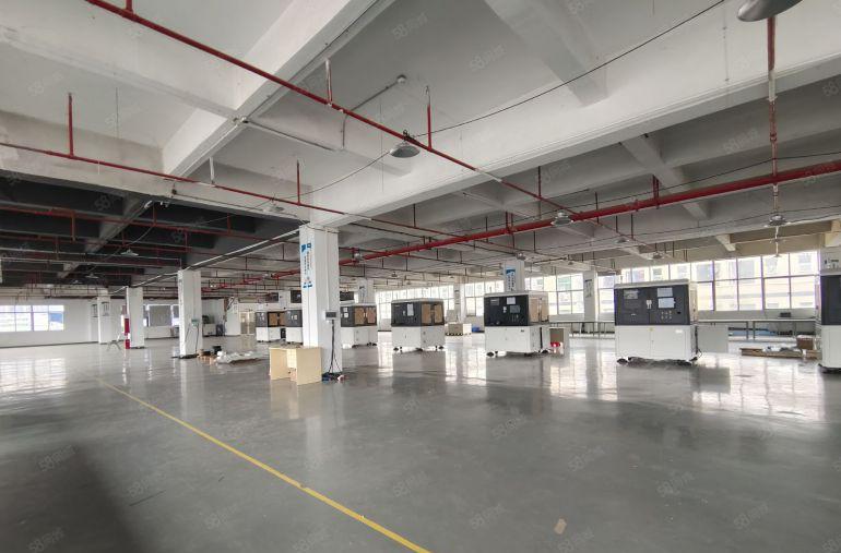 塘厦临深新空楼上2000平厂房，全新地坪漆办公室装修低价出租