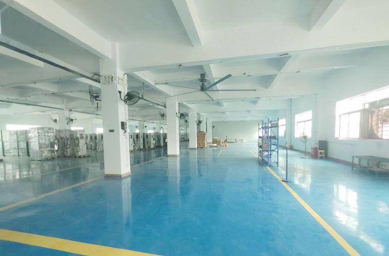 塘厦林村工业区原房东精装修1500平厂房出租全新地坪漆空地大