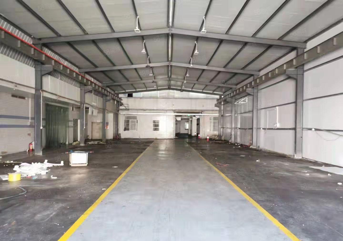 中间无柱子！寮步岭夏原房东独门单一层1500平，带办公室