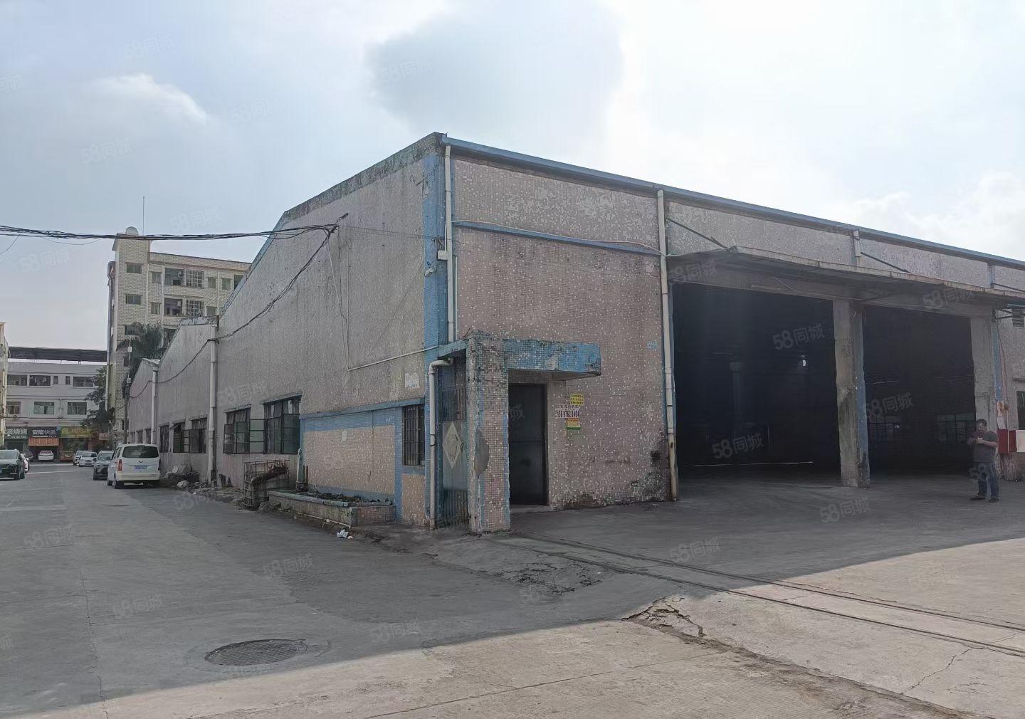 寮步砖墙到顶单一层小独院厂房2800平方出租 滴水7米