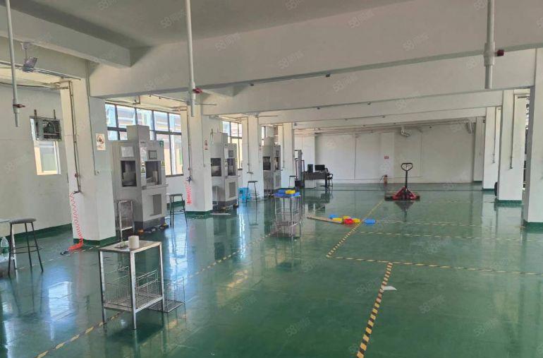 豪华装修办公室全新地坪漆厂房低价出租