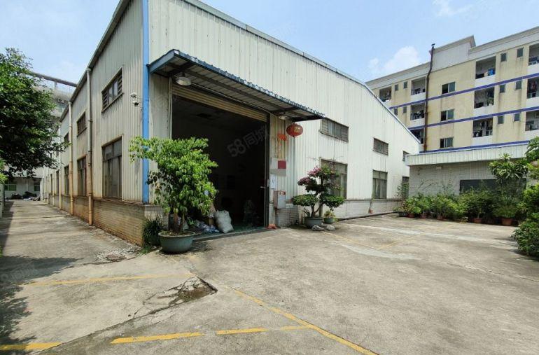 寮步钢构厂房1400出租，高9米，现成办公室！