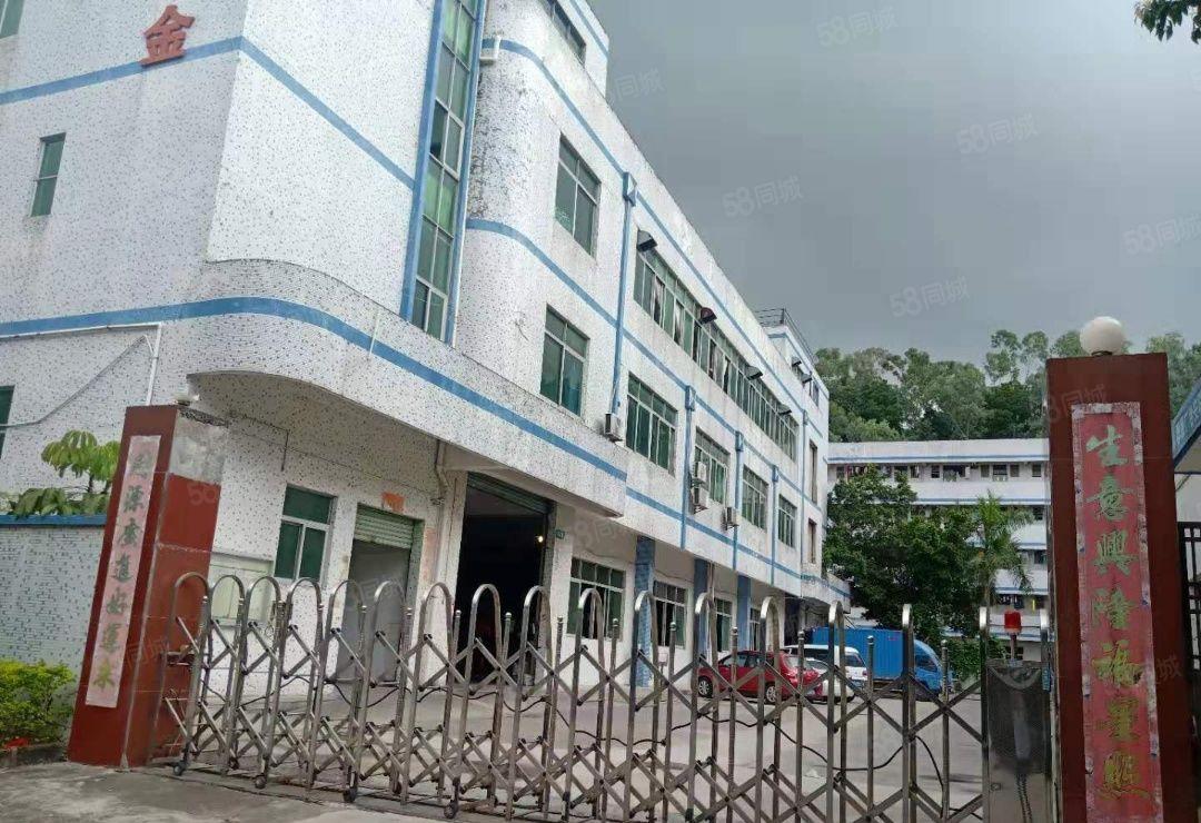 凤岗官井头小布工业区独院1600平一楼标准仓库厂房出租可分租