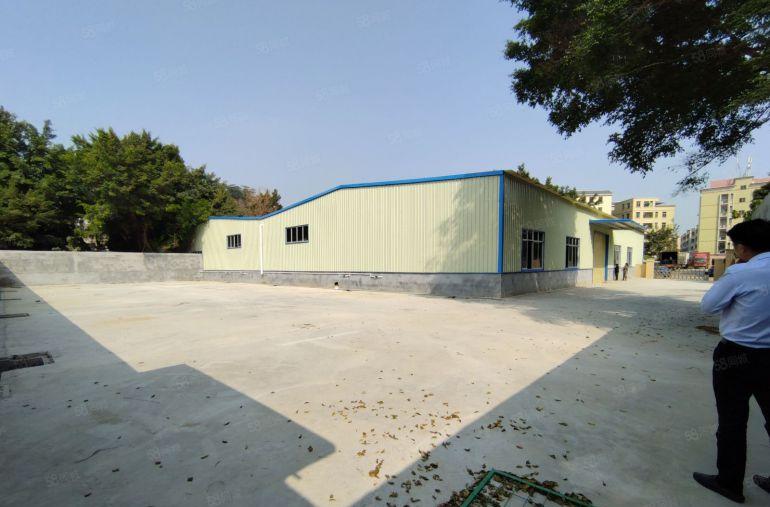 凤岗靠山边独院单一层钢构5000平，500平起分租