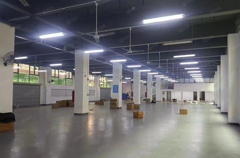 凤岗雁田1楼2楼各1280平实际面积一楼6米高厂房仓库出租